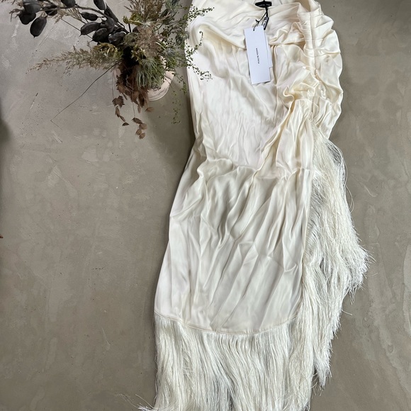 couture magda butrym silk Alba skirt NWT. Bridal festivities or party glam. - Picture 3 of 9